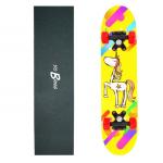 YOBANG unicorn 28inch Mini Skateboard PP truck four red wheels for boys girls kids for sale