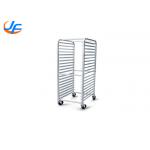 RK Bakeware China Foodservice NSF Custom GN1/1 Rational Oven Rack Stainless Steel Baking Tray Trolley for sale