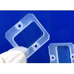 99.99 Purity UV Clear Fused Silica Glass Sheets With Hole for sale