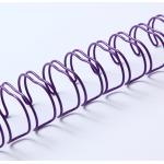Dia0.7mm Double Loop Binding Wire Metal Material For Notebook