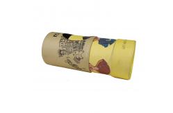 China Crayon Gift Cardboard Round Box With Lids Window supplier