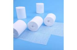 China Breathable 13th Mesh 5cm X 5m Medical Gauze Bandage Roll White Non Sterile supplier
