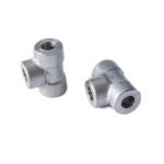 Galvanized Threaded Pipe Fitting 45 90 Degree Elbow Customized Threaded Equal Tee