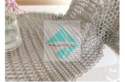 China Chainmail Welded Pvd Metal Ring Mesh For Facade Decoration supplier