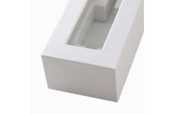 China Cardboard Window Gift Boxes Custom White Box With EVA Foam Insert supplier