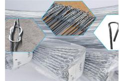 China 3.0mm Galvanized Single Loop And Double Loop Quick Link bale ties wire supplier