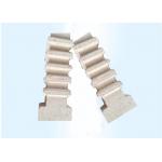Custome Heteromophic Heat Proof Material / Fire Resistant Insulation Material White Color for sale