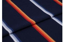 China Light And Breathable Soft Striped Knit Fabric For Casual Wear supplier