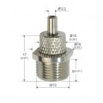 Brass / Steel M13 Thread Wire Gripper For Ceiling And Hanging Fixture YW86082
