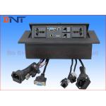 220V Square Desktop Pop Up Power Plug Zinc Alloy For Computer Supply for sale