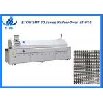 High heat exchange rate LED lighting 10 zones SMT reflow oven machine for sale