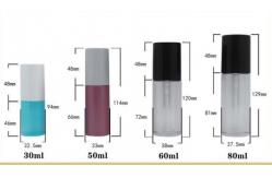China Customized Plastic Lotion Spray Bottles 30-80ml PET Bottle supplier