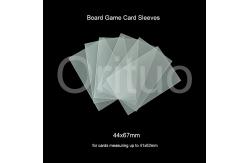 China Clear Board Game Sleeves Non Glare 44x67mm Cpp Matte Card Sleeves supplier