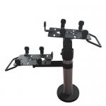 Multi Purpose POS Terminal Stand ABS Pole Metal Material With 2 / 3 Arms
