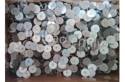 China 38mm Copper Coated Cup Head Stud Weld Pins For Insulation Ductwork supplier