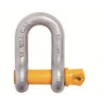WLL 8.5 Tonne Wide Body Shackles , 1 Inch Screw Pin D Shackle for sale
