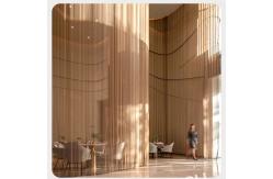 China Installation System Metal Coil Mesh Ceiling Drapery supplier