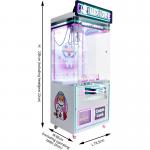 Deluxe Claw Machine Premium Prizes High-End Gorgeous Interior Exquisite Details Glittery Exterior Indulgent Claw Machine for sale