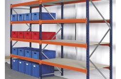 China Powder Coated Long Span Racking System Customized Dimension Anti - Rust supplier