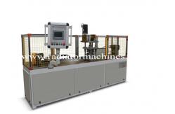 China Automatic Aluminum Radiator Fin Machine For Condenser Header Pipe Punching supplier