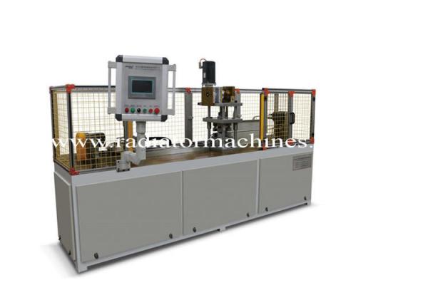 Automatic Aluminum Radiator Fin Machine For Condenser Header Pipe Punching