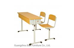 China BAILI Classroom Tables And Chairs 18mm MDF With Melamine Board supplier