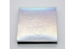 China Customized Face Blush Palette / Makeup Empty Palette C2S Paper With Leather supplier