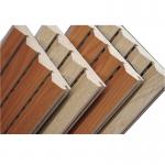 Customized Veneer Finished Wooden Grooved Acoustic Panel Soundproof for Office Building for sale
