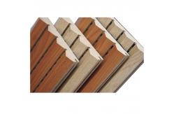 China Anti Moisture Music Studio Acoustic Panels Composite MDF Grooved Wood Panel supplier