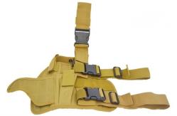 China Puttee Thigh Concealed Carry Holsters For Women , Army Gun Holster supplier