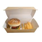 Wholesale custom printing fast food delivery burger boxes for sale