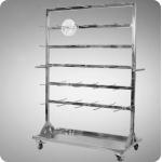 Clean Storage 1260mm Height SMT SMD Reel Rack Open Shelving for sale