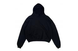 China Blank Thick Unisex Plain Hoodies 100% Cotton Oversized Pullover Streetwear supplier