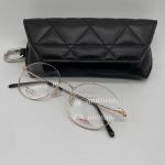 Spectacle  Diamond Embossed Synthetic PU Leather Fabric Soft sunglasses Case for sale