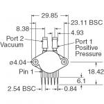 MPX5010DP IC Integrated Silicon Pressure Sensor On Chip Signal Conditioned