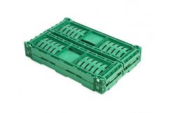 China Vented Foldable Fruit And Vegetable Plastic Crates Loading Capacity 20kg supplier