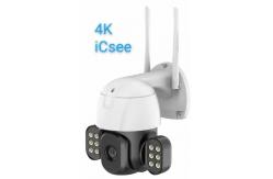 China 8MP Wireless 4K CCTV Security Camera Full UHD PTZ ABS Material supplier