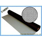Black Fiberglass Insect Screen Mesh Netting 18X16 Mesh Count For Windows