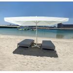 Strong And Big Size Beach Parasol Coffee Shop Sunshade Umbrella for sale