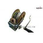540kg Zinc Coated Manual Boat Winch , 225Mm Handle Ratchet Hand Operated Winch for sale