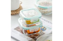 China Storage Food High Borosilicate Glass Lunch Box ECO Friendly supplier