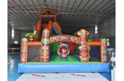 China Inflatble Exotic Bouncy House With Internal Slide Combo Jumping Castle supplier
