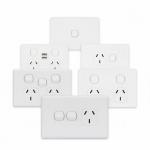 Custom Logo Brand Australian Standard 250V 16A 4 Gang Electrical Wall Switch for sale