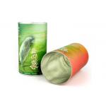 Red Printed Custom Cans , Food Grade Tea Packaging Tube ISO9001 for sale