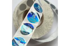 China Holographic Tamper Seal Stickers Label Rainbow Effect Customized Logo supplier