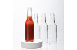 China 5OZ Glass Kitchen Condiment Bottle 150ML Tomato Sauce Salad Dressing Screen Printing supplier
