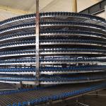                  Conveyor Belt Spiral Gravity Roller Conveyor High Quality Cooling Tower Conveyor              for sale