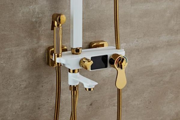 SUS314 Thermostatic Shower Faucet Controlled Taps Concealed Mounted