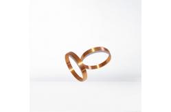 China AWG 26 - 56  Gold Solderable Enameled Round Copper Wire For Generators supplier