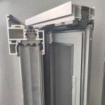 Thermal Break Aluminum Casement Windows Three Layer Glazing Produced With PA66 Products for sale